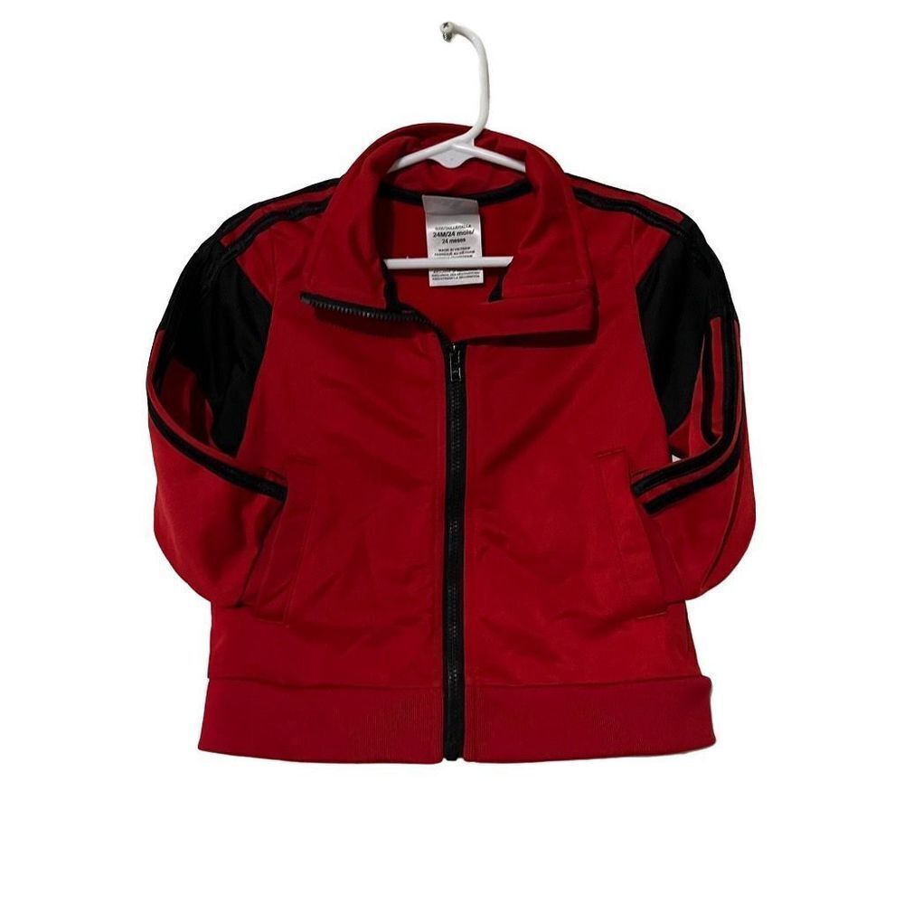 ADIDAS Full Zip Track Jacket Size 24M - Picture 3 of 6